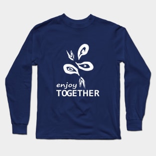 enjoy together, gold fish, goldfish Long Sleeve T-Shirt